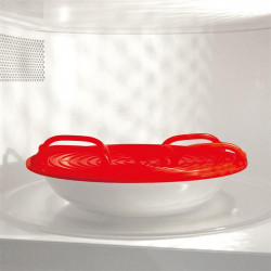 Grossiste et fournisseur. Support assiette micro-ondes rouge