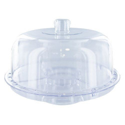 Wholesaler and supplier. Glass cake stand with dome lid