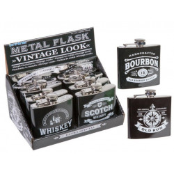 Grossiste flasque métal vintage