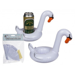 Grossiste support canette gonflable cygne