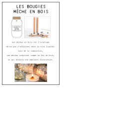 Grossiste bougie LAB avec couvercle en liège 12.7cm