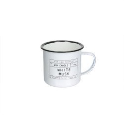 Grossiste bougie mug The Lab Concept 1957 - White musc