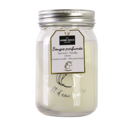 Grossiste bougie Mason jar spécial licorne argentée