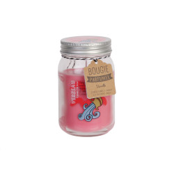 Grossiste bougie Mason jar spécial astrologie rose