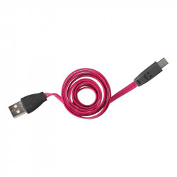 Grossiste et fournisseur. Câble micro USB LED rose pour charger et synchroniser