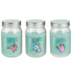 Grossiste bougie Mason jar spécial astrologie bleue