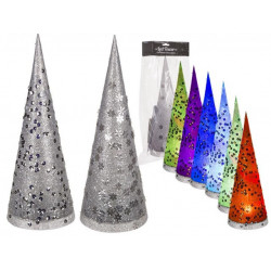 Grossiste quille en plastique brillant et paillette avec led à changement de couleur