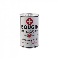 Grossiste bougie de secours en métal - 11x7cm