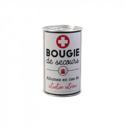 Grossiste bougie de secours en métal - 11x7cm