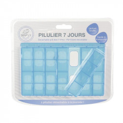 Grossiste et fournisseur. Pilulier détachable bleu