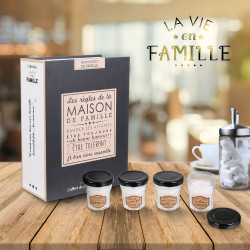 Grossiste coffret de bougie en verre Pot de confiture x4 en forme de livre