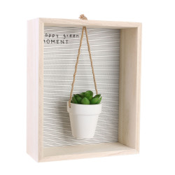 Grossiste étagère avec decoration succulente