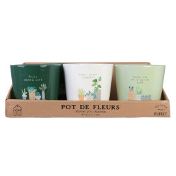 Grossiste pot de fleur terracota ensemble