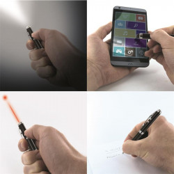 Grossiste. Stylo / Stylet laser LED 4 en 1