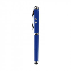 Grossiste. Stylo / Stylet laser LED 4 en 1 bleu