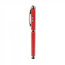 Grossiste. Stylo / Stylet laser LED 4 en 1 rouge