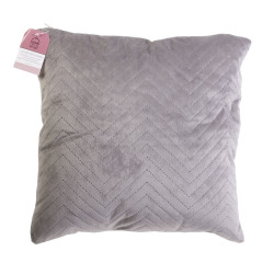 Grossiste coussin à motif blush 40x40cm gris