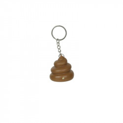 Poop plush keychain with...