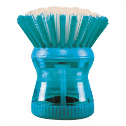 Grossiste et fournisseur. Brosse à vaisselle avec réservoir bleue