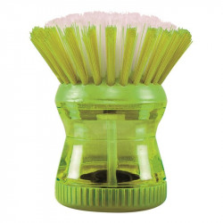 Soap dispensing sink brush