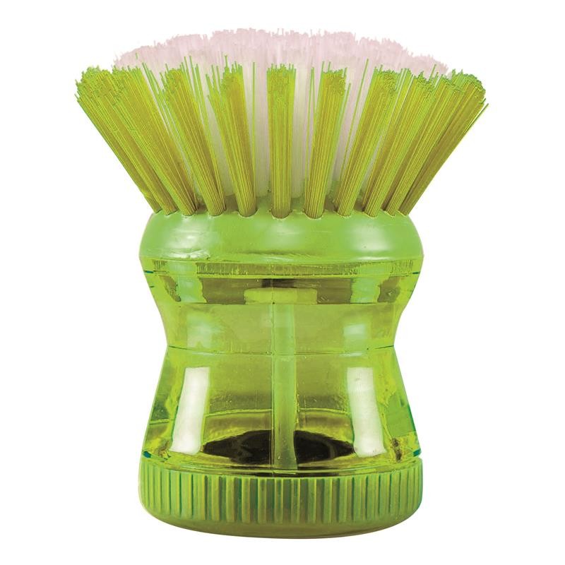 Grossiste et fournisseur. Brosse à vaisselle avec réservoir verte