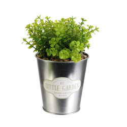 Grossiste plante artificielle pot métal My little market