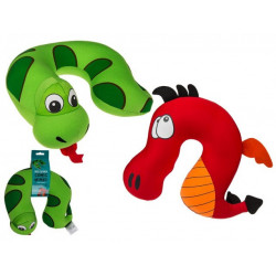 Grossiste coussin cale-nuque microbilles animal