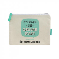 Grossiste et fournisseur. Pochette toile Je suis verte