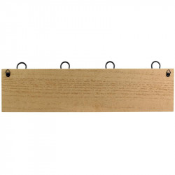 Grossiste porte-manteau mural avec 4 crochets métalliques dos