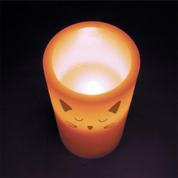 Grossiste bougie LED spécial chat 15x7.5cm