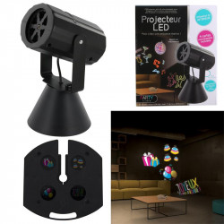 Grossiste projecteur LED avec disque interchangeable x4