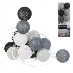 Guirlande boule 20 led gris...