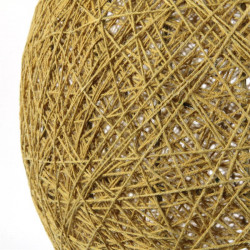 Grossiste suspension avec intérieur jaune moutarde de 30cm