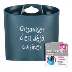 Grossiste et fournisseur. Range couverts avec fond amovible gris