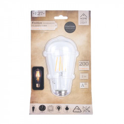 Grossiste ampoule ST64 E27 avec LED droit transparent 2W