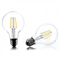 Grossiste ampoule g80 e27 avec led droit transparent 2w