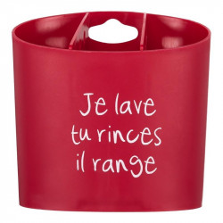 Grossiste et fournisseur. Range couverts avec fond amovible rouge