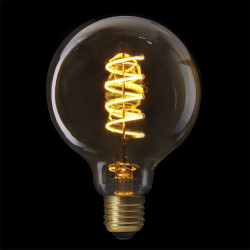 Grossiste ampoule g95 e27 avec led spiral ambré 2w