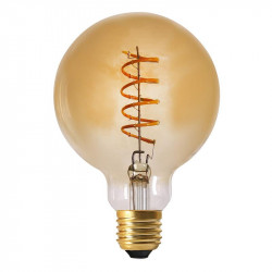 Grossiste ampoule g95 e27 avec led spiral ambré 2w