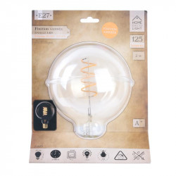 Grossiste ampoule g125 e27 avec led spiral ambré 2w