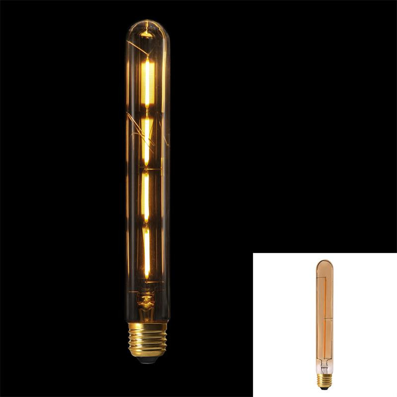 Grossiste ampoule tube e27 avec led ambré 22.5cm 2w