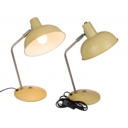 Grossiste lampe de bureau crème en métal de 35 cm