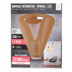 Grossiste ampoule pyramidale 145x190mm e27 ambré 4w