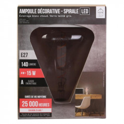 Grossiste ampoule pyramidale 145x190mm e27 gris 4w