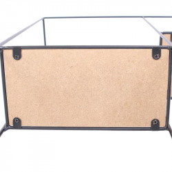 Grossiste étagère carrée à 5 plateaux en bois et métal