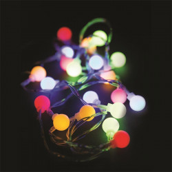 Grossiste guirlande avec 20LED lumière multicolore 230cm