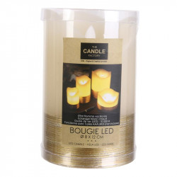 Grossiste bougie LED en fil doré 12.5x8cm