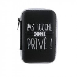 Grossiste et fournisseur. Pochette voyage noire et accessoires High Tech x 4