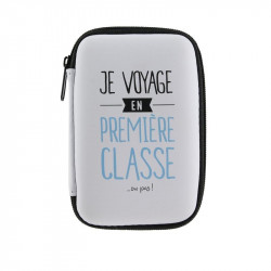 Grossiste et fournisseur. Pochette voyage blanche et accessoires High Tech x 4