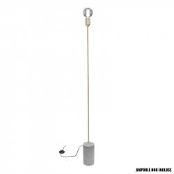 Grossiste lampadaire avec socle en béton 150x12x12cm